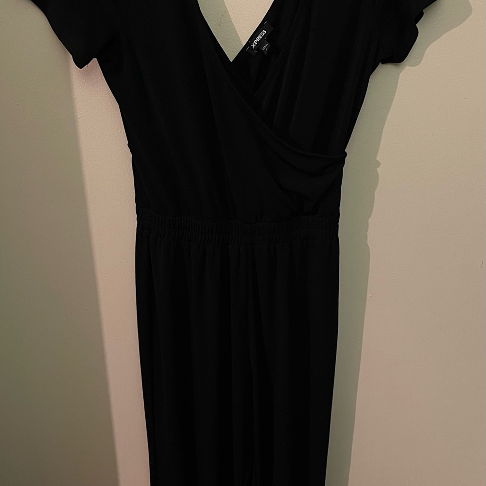 Express Black Long Sleeve Dress